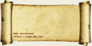 Aca Adamović vizit kartica